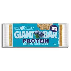 MaBaker Protein Flapjack 20x90g Blueberry Muffin