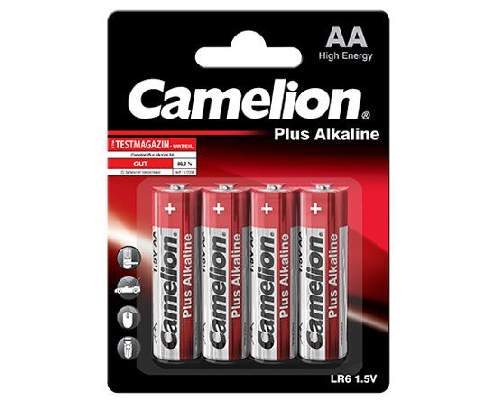 CAMELION Plus Alkaline LR6, MIGNON AA, 4 Stück Packung