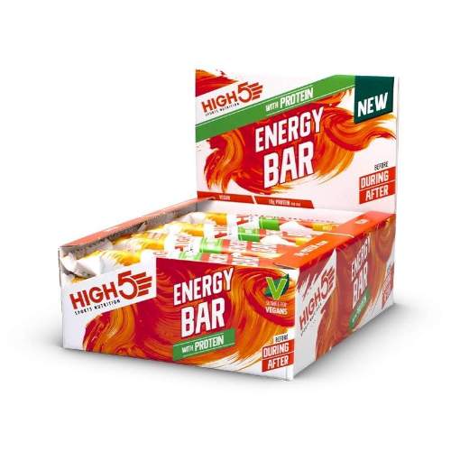 HIGH5 Energy Bar mit Protein 12x50g, Banane & Erdnuss