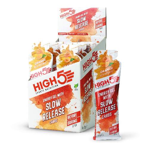 HIGH5 Energy Gel Slow Release Carbs 14x62g Orange