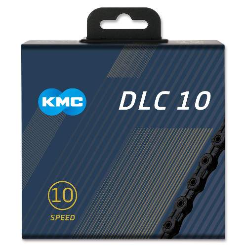 KMC DLC10 - schwarz, 10-fach Kette, 116 Glieder - für alle 10-fach Gruppen