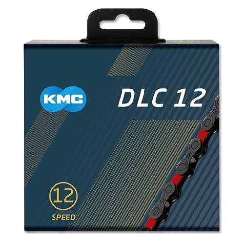 KMC DLC12 - schwarz/pink, 12-fach Kette, 126 Glieder - Shimano, SRAM(MTB), Campagnolo