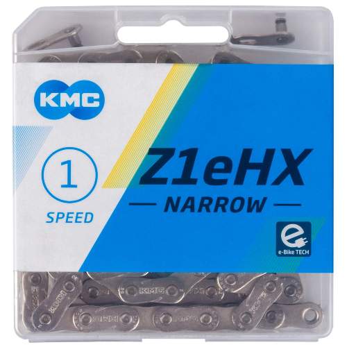 KMC Z1eHX Narrow - silber (vernickelt), 1-fach Kette, 1/2x3/32, 112 Glieder