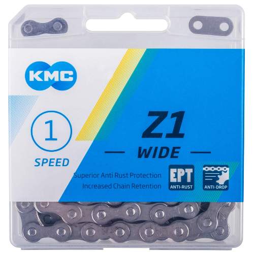 KMC Z1eHX Wide - EPT, silber, 1-fach Kette, 1/2x1/8, 112 Glieder