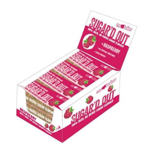 MaBaker Sugared Out Flapjack Riegel 16x50g Stk. Pack Himbeere