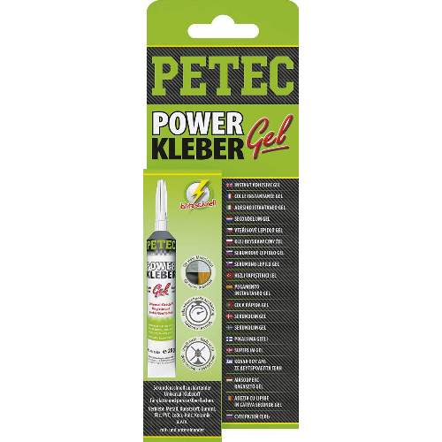 PETEC Power Kleber Gel, 20g SB-Karte
