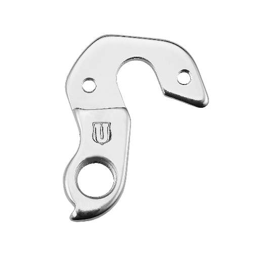 Dropout #1203All Union derailleur hangers are 100% identical to the original ones and come from the same frame manufacturer.Holes: 2-Hole
Position: Inside
Mount: M4-M4
Distance: 24 mm
We suggest to order 2 Dropouts, so you have next time one in spare and have no waiting time.