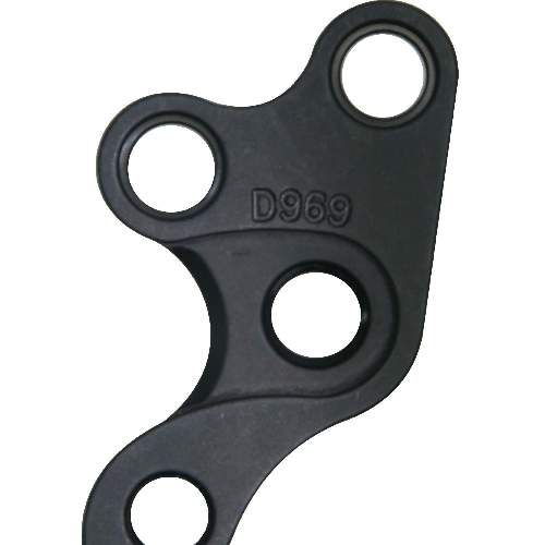 Dropout #1419• CNC manufactured from 6061 alloy for better shifting performance and higher durability • Black anodized finish for better looking and a longer lasting surface quality
Holes: 3-Hole
Position: Inside
Mount: 10mm – 10mm – M12x1.75
Distance: 28 mm
We suggest to order 2 Dropouts, so you have next time one in spare and have no waiting time.
