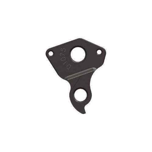 Dropout #1546• CNC manufactured from 6061 alloy for better shifting performance and higher durability • Black anodized finish for better looking and a longer lasting surface quality
Holes: 3-Hole
Position: Outside
Mount: M4 – M4 – M12x1.5
Distance: 16 mm
We suggest to order 2 Dropouts, so you have next time one in spare and have no waiting time.