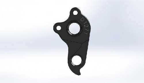Dropout #1801• CNC manufactured from 6061 alloy for better shifting performance and higher durability • Black anodized finish for better looking and a longer lasting surface quality
Holes: 3-Hole
Position: Outside
Mount: 4mm – 4mm – M12x1.75
Distance: 21 mm
We suggest to order 2 Dropouts, so you have next time one in spare and have no waiting time.