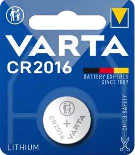 VARTA Lithium CR2016, Knopfzelle, 1er Blister