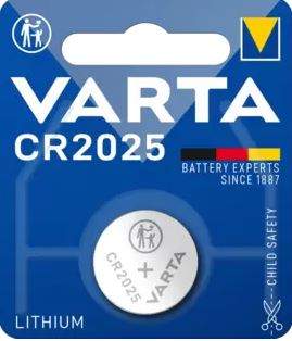 VARTA Lithium CR2025, Knopfzelle, 1er Blister