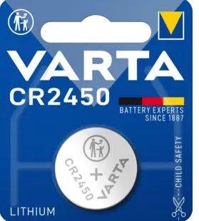 VARTA Lithium CR2450, Knopfzelle, 1er Blister