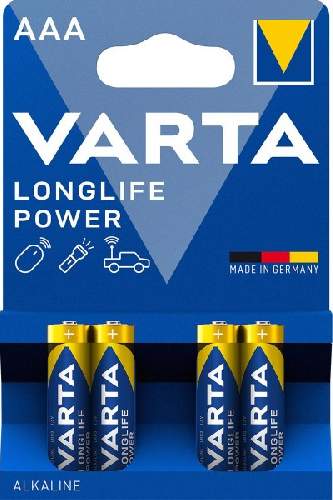 VARTA Longlife Power LR3, MICRO AAA, 4 Stück Packung