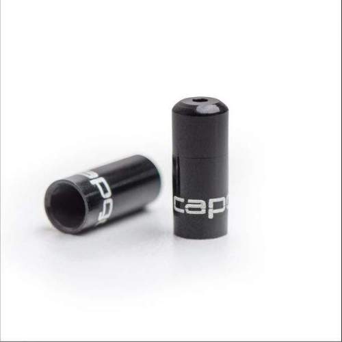 capgo OL offene Endkappe für 4mm Schaltgehäuse, schwarz, 50 Stück