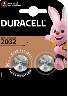 DURACELL CR 2032 Lithium Button Cell, 2 pcs