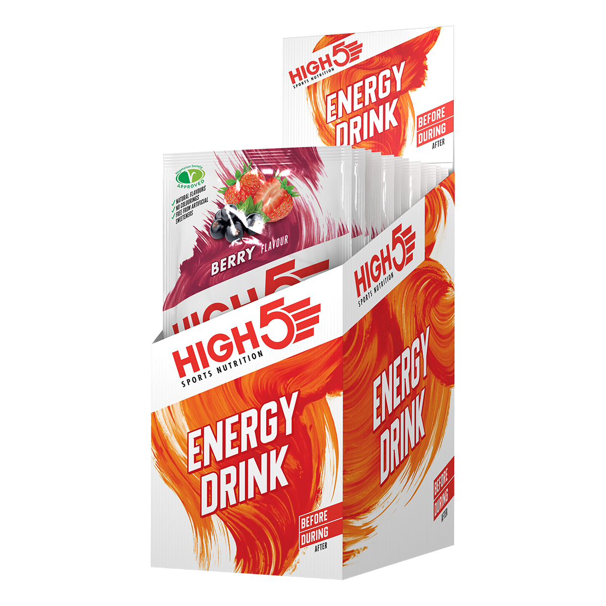 HIGH5 Energy Drink Berry 12x47g pc. pack (EnergySource Summer Fruits) / Ablaufdatum 13.03.22