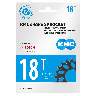 KMC e-Bike Chainring 11/128" for Bosch Motors, 18T, 7/8/9 speed
